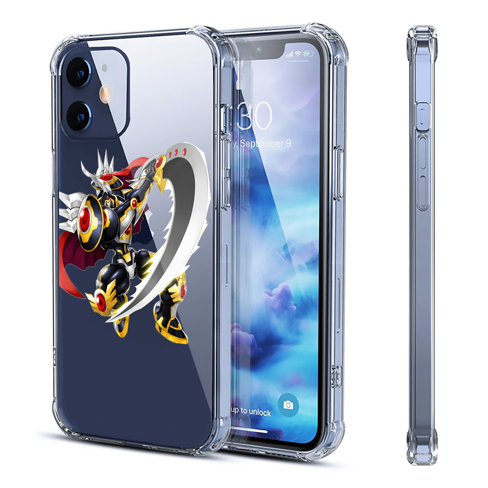 （画像用） 遊☆戯☆王 Yu-Gi-Oh! 【iPhone 12シリーズ対応】透明スマホケース（クリアソフトケース）